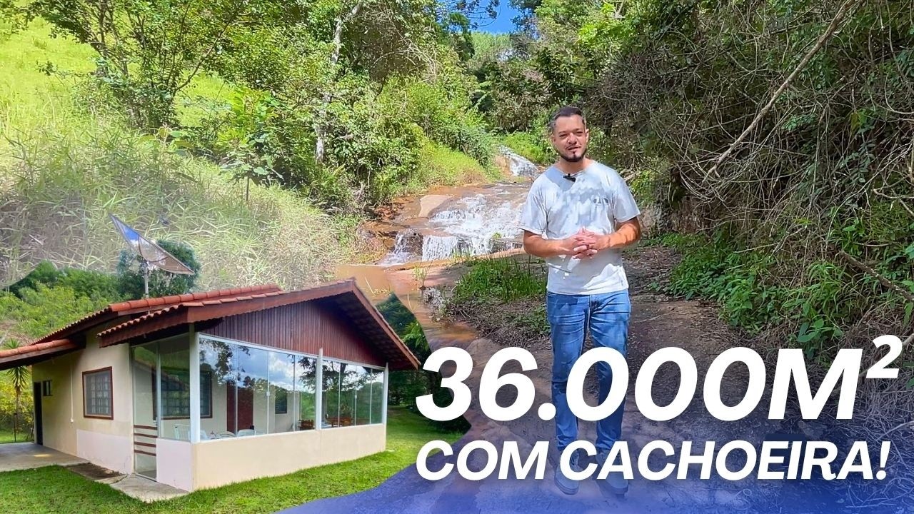 ESSA CHÁCARA de 36.000M² TEM CACHOEIRA?? - Paraíso Natural Disponível em Toledo-MG
