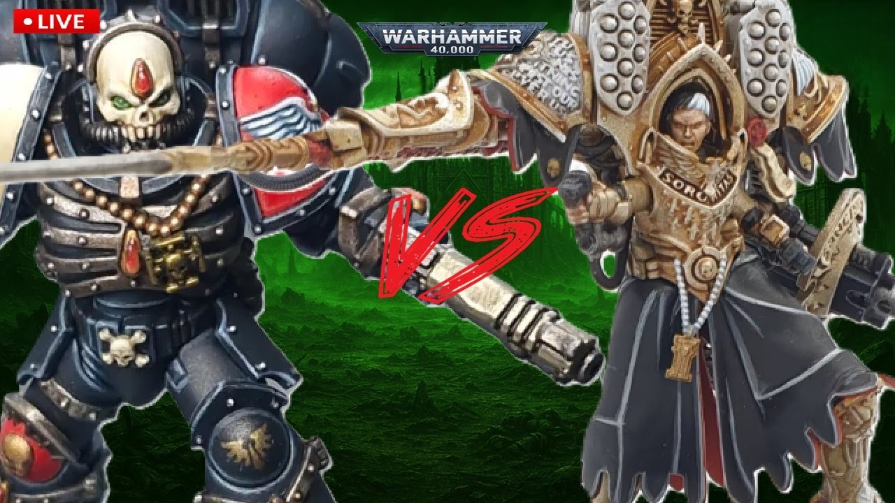 🩸Blood Angels vs ♱ Sisters of Battle! Warhammer 40k Tabletop Simulator (TTS)!