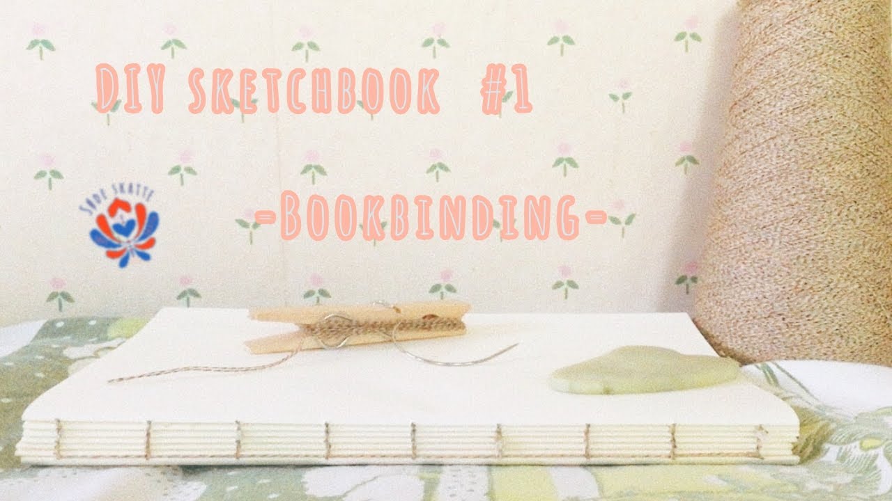 【DIY Sketchbook 1】Bookbinding*自作スケッチブック*糸の蝋引きと製本