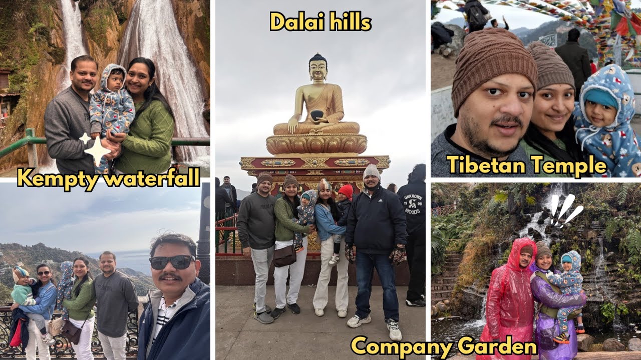 Exploring Mussoorie ~ kempty waterfall | company Garden | Tibetan temple | Dalai hills ​
