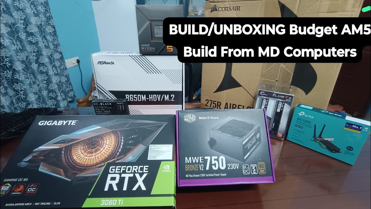 PC Build Guide AsRock B650M HDV/M.2 AMD Ryzen 5 7600 MD Computers AM5