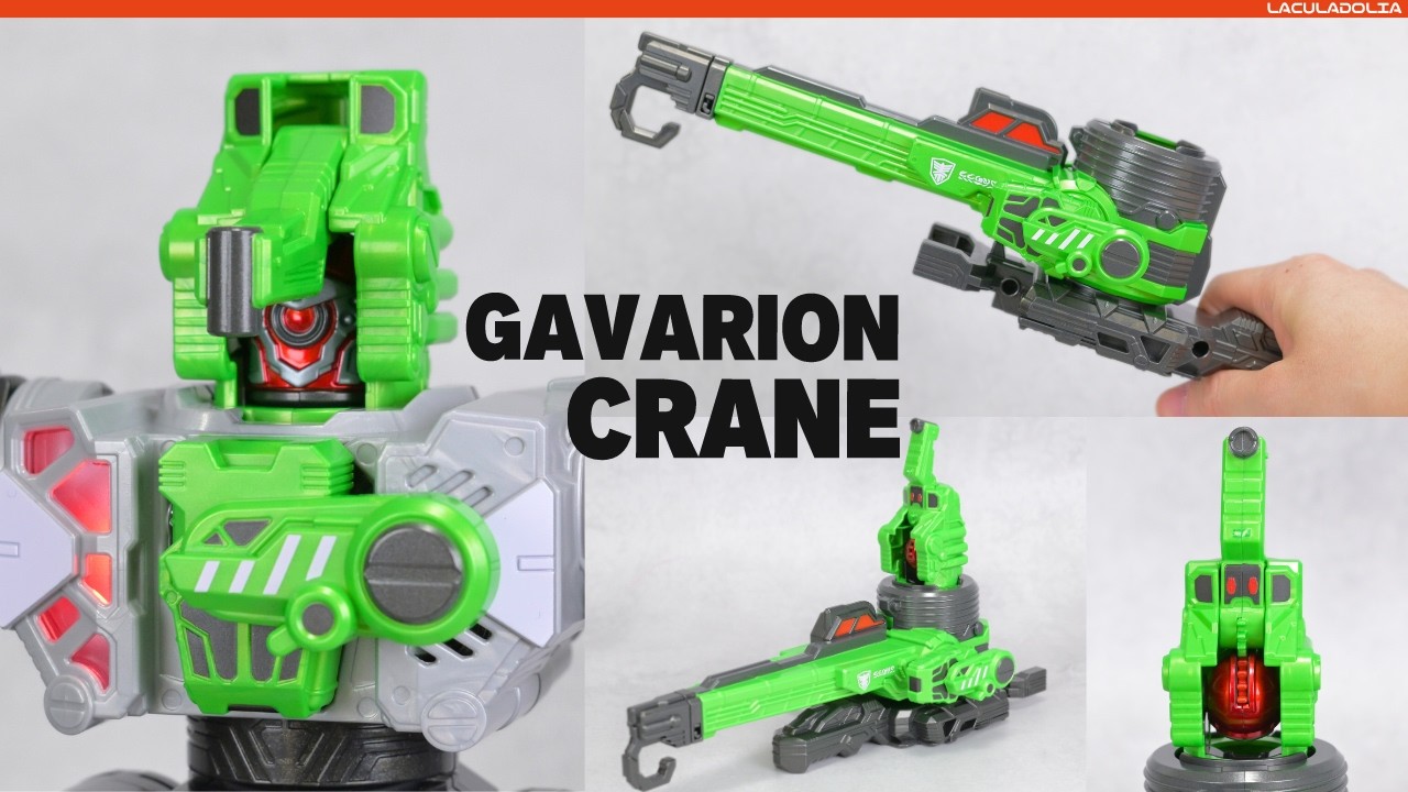 【Eug sub】ｶﾁｶﾁﾀﾉｼｲ...DXギャバリオンクレーンで遊ぶ！【ギャバンインフィニティ】 Gavarion Crane Gavan infinity robot review