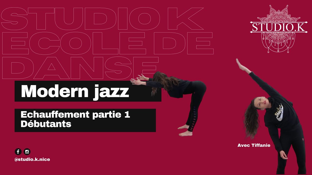 Cours de modern jazz débutant #1 | Tuto d'échauffement de modern jazz | COURS DE DANSE 💃