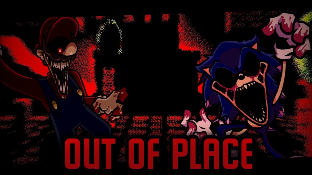 OUT OF PLACE but Xeno and Horror Mario sings it! - FNF COVER (+ FLM, FLP)