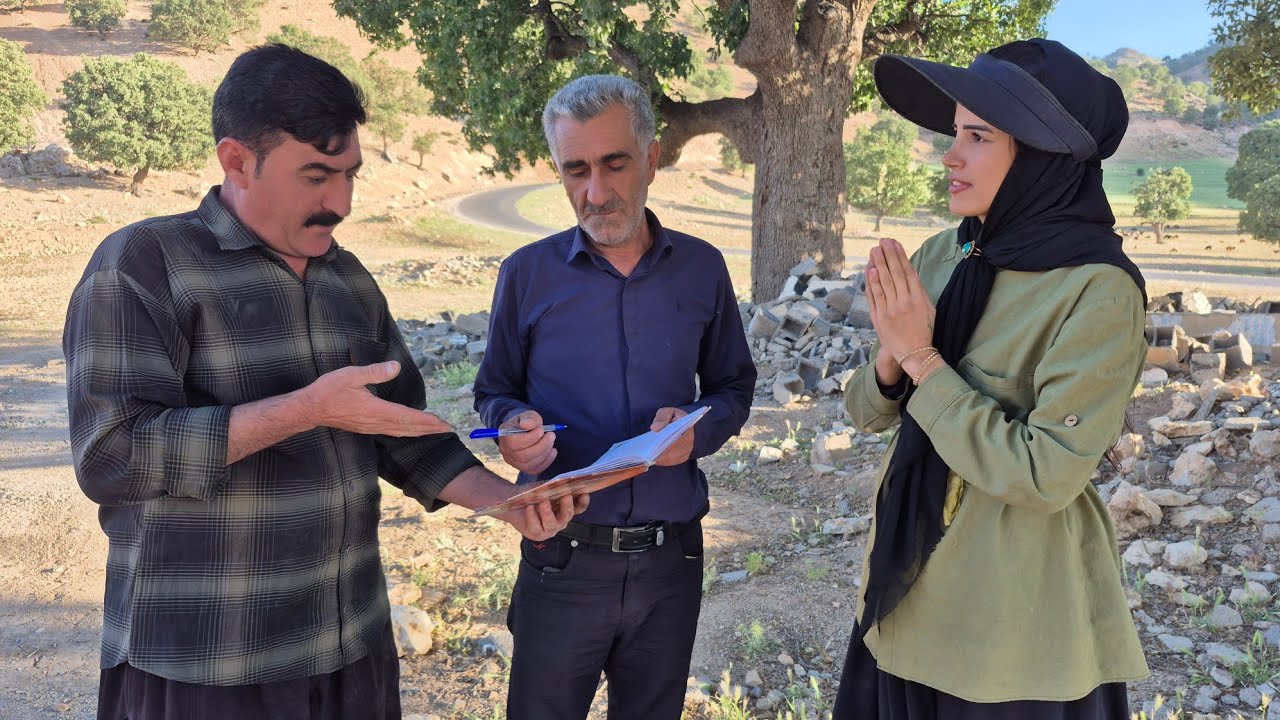 Houshang's real purpose in meeting with the landowner
