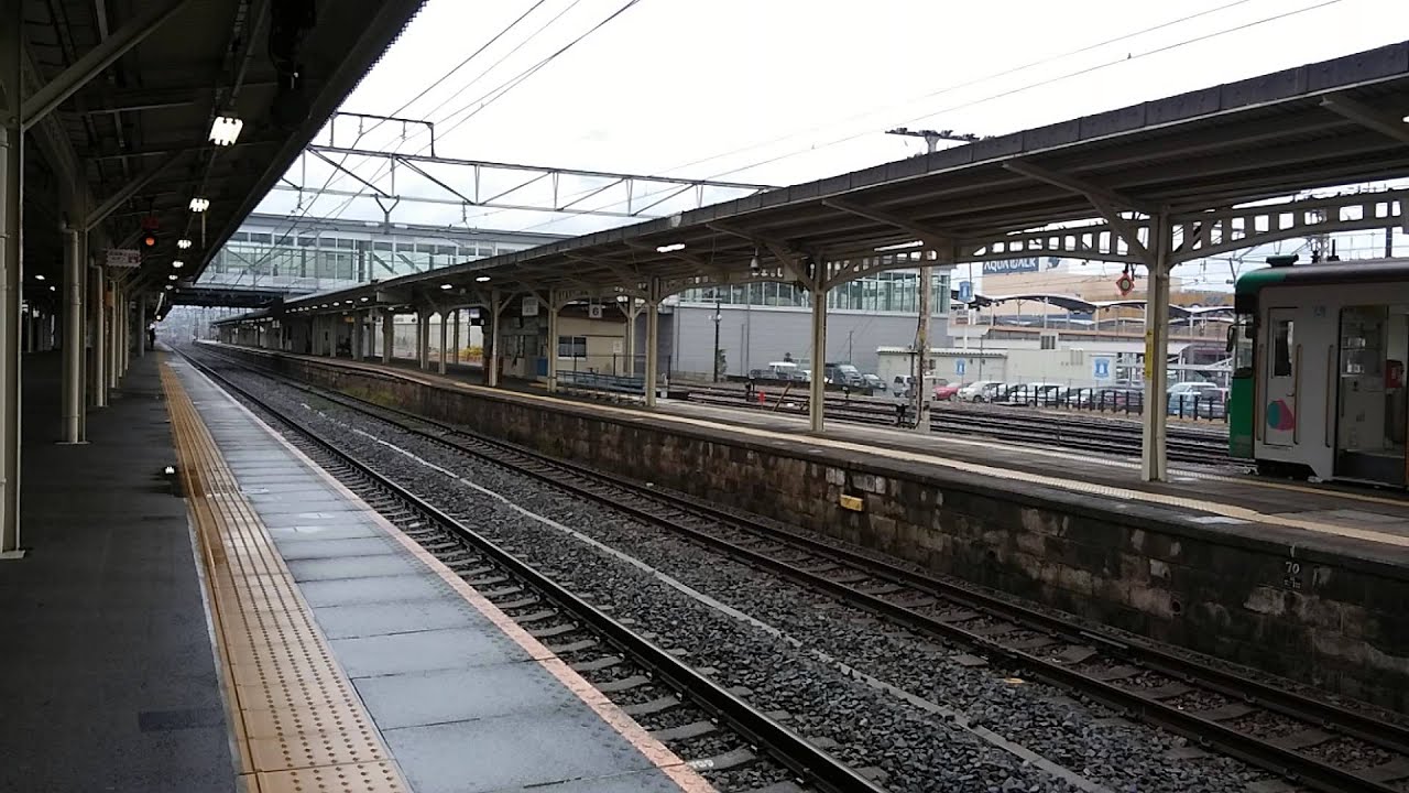 大垣駅 特急【(ワイドビュー)しなの】９号 長野行き 通過