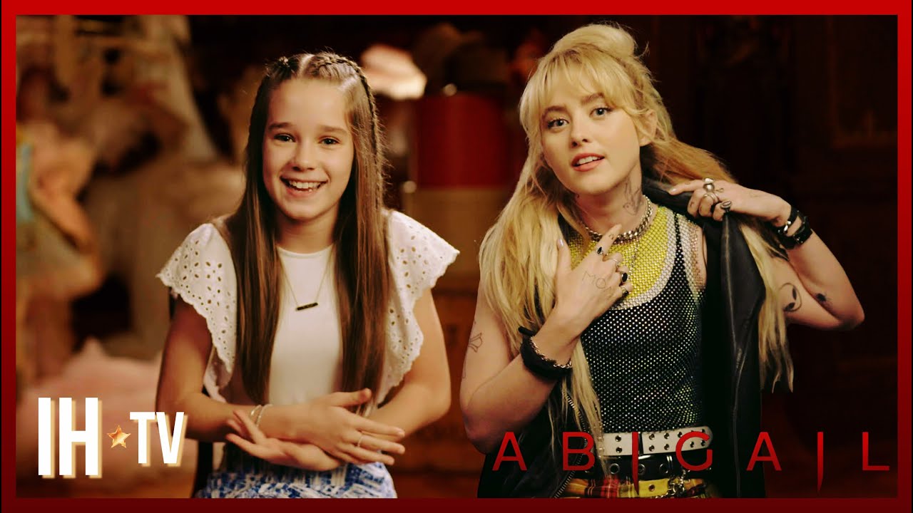 Abigail (2024) - Alisha Weir & Kathryn Newton On Set Interview