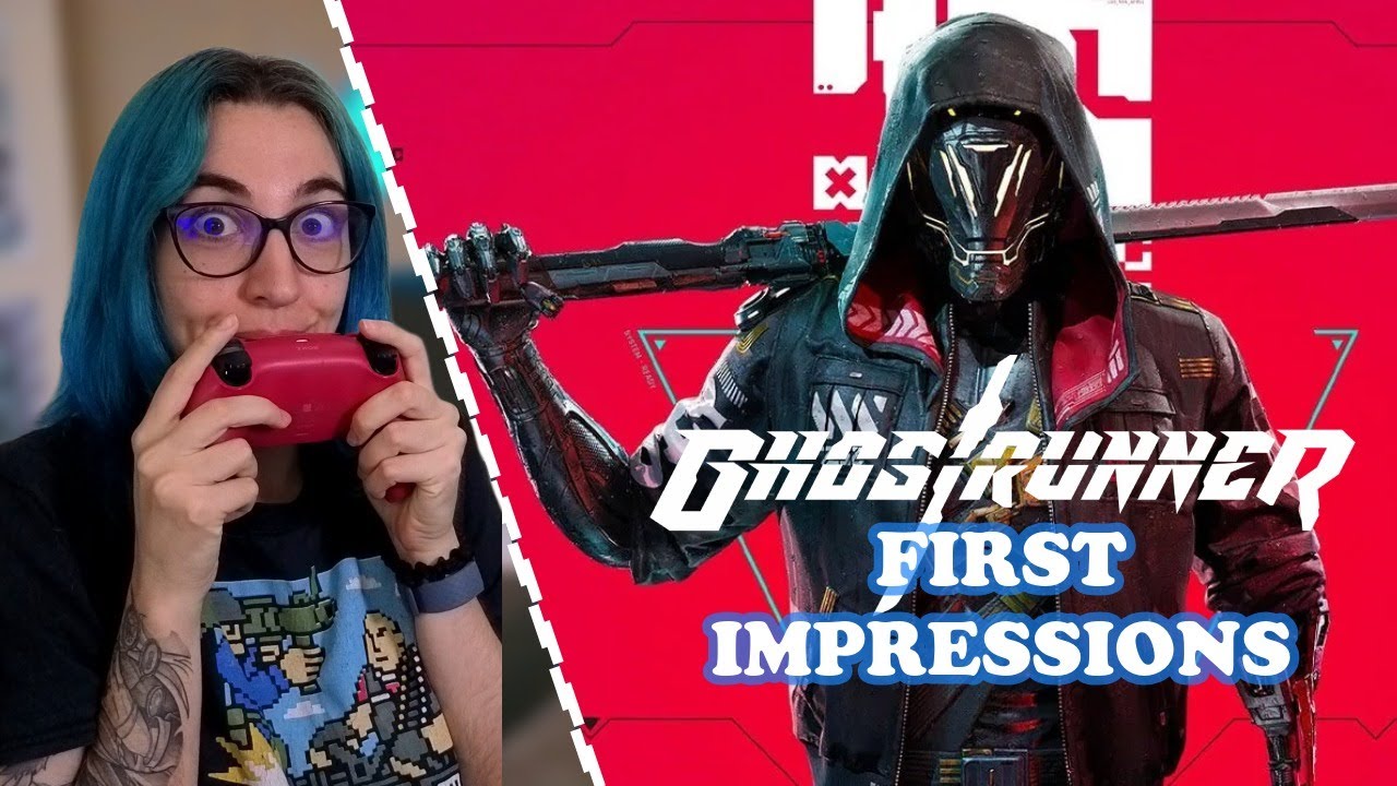 Trying Ghostrunner for the First Time ⚡ Cyber Ninja Chaos!