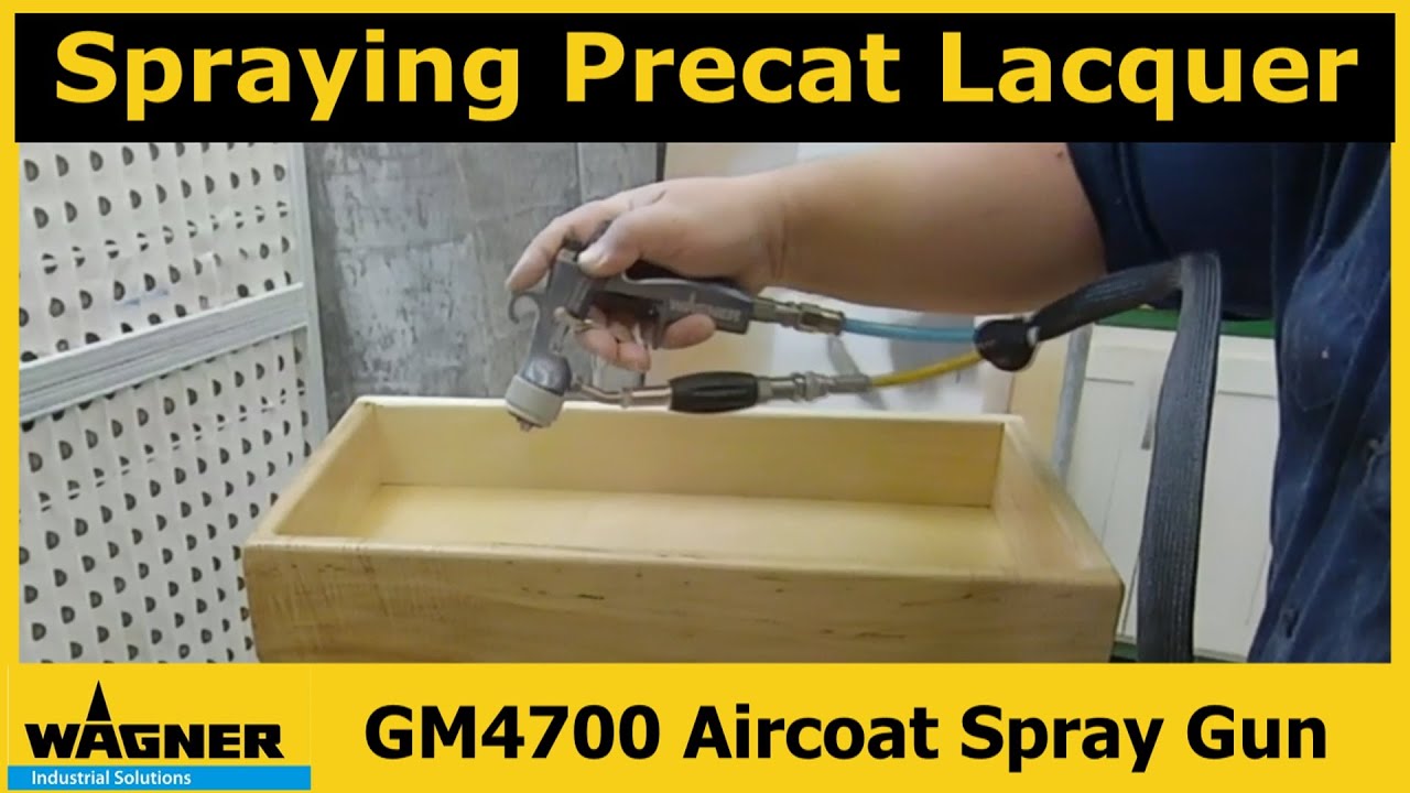Wagner GM4700 Aircoat Spraying Precat Lacquer # 291