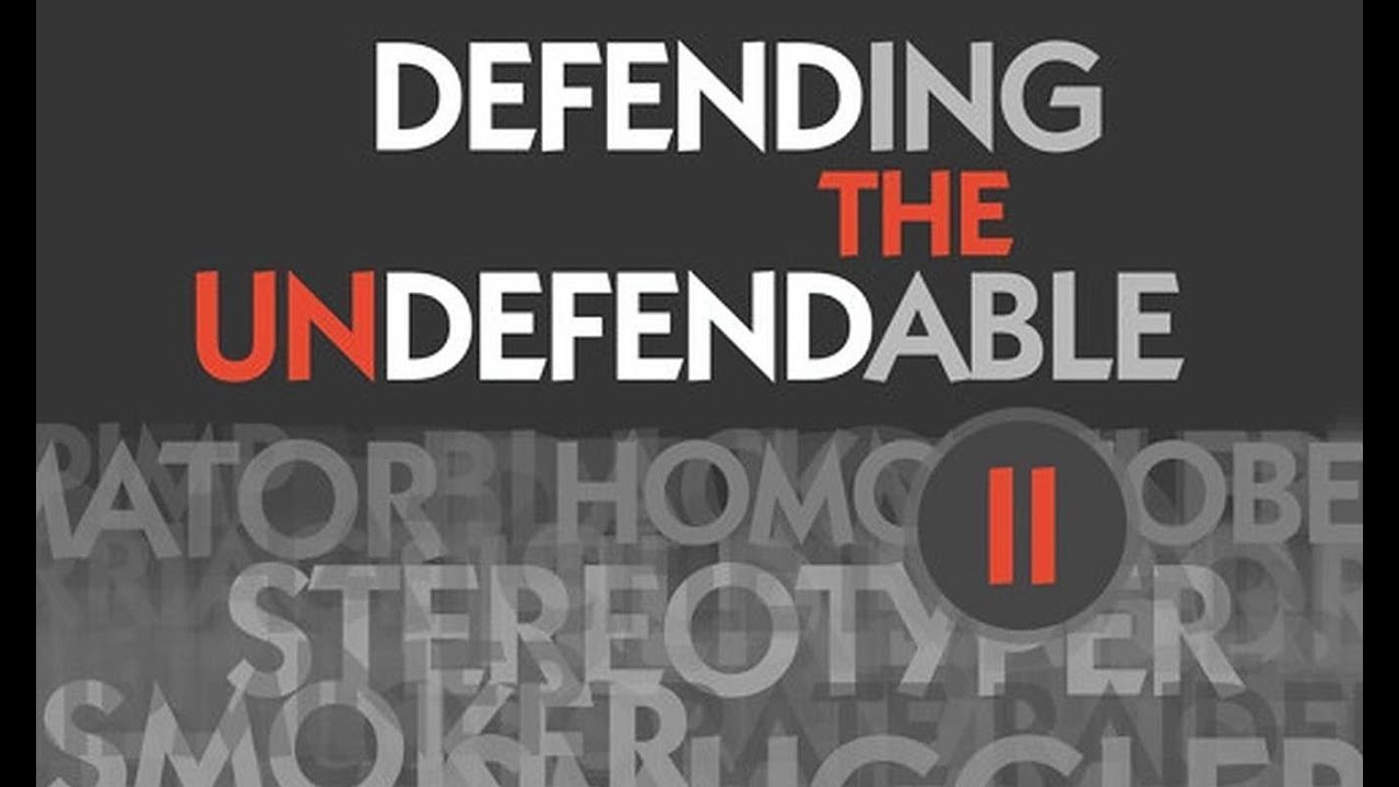Defending the Undefendable II | CHAPTER 23: THE COLORIZER | Walter Block