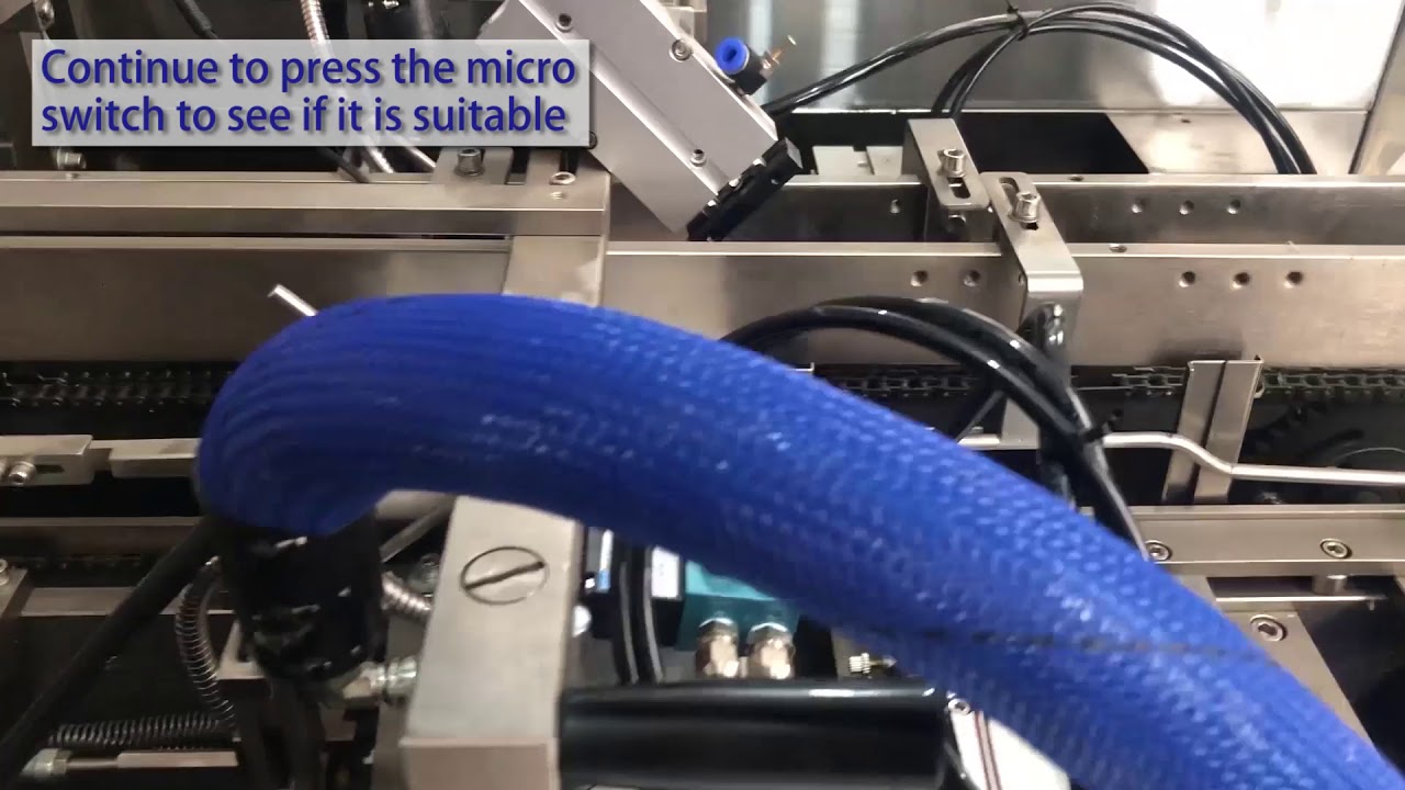 Cartoning machine changing wide box video