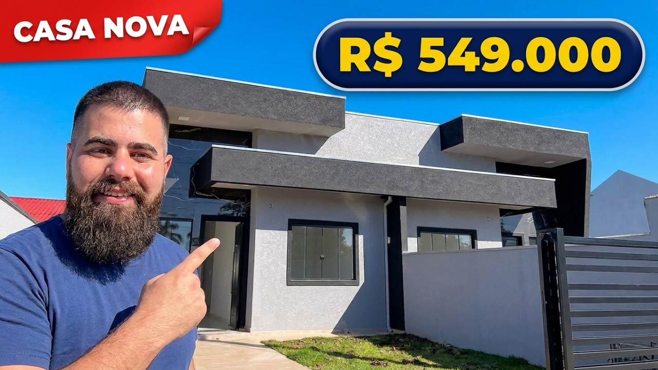 CASA NA PRAIA | Casa nova apenas 450 metros da praia em Pontal do Paraná
