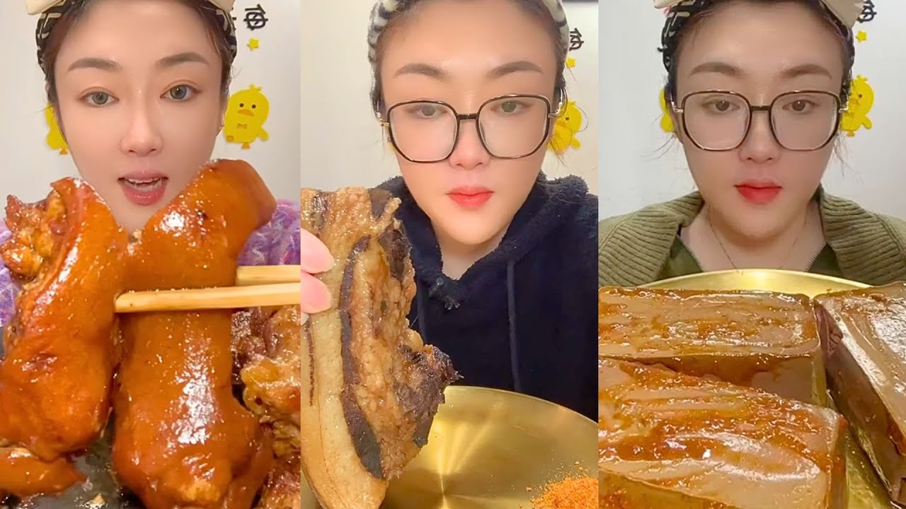 Extreme Chinese Mukbang – Insane Textures & Giant Bites #117