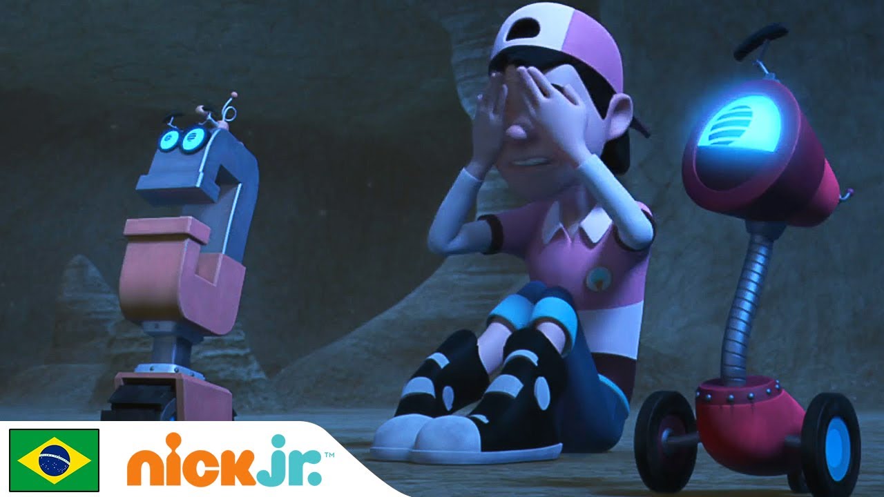 Rusty Rivets | O corajoso salvamento de Rusty na caverna | Nick Jr. em Português