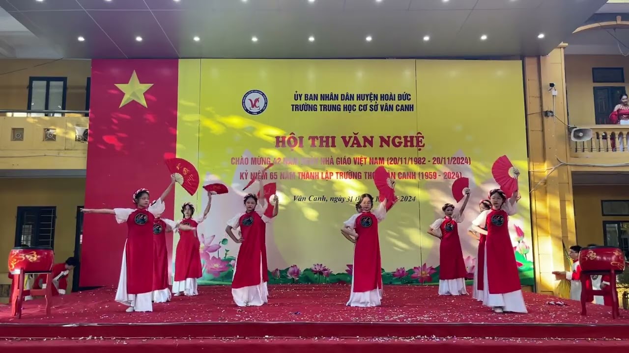 Thư pháp Tiếng Việt - Chi đội 7A1 trường THCS Vân Canh (2024-2025)