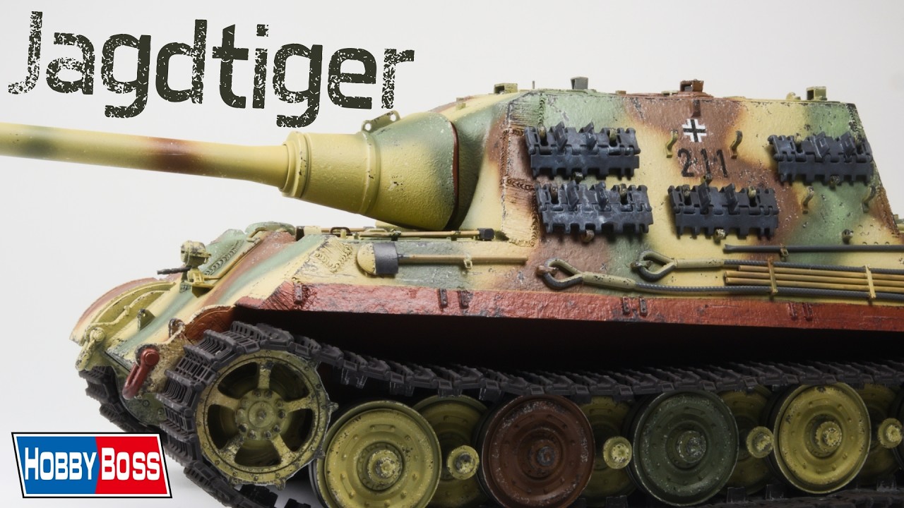 Sd.Kfz. 186 Jagdtiger - Part 2 Painting - Hobby Boss 1/35