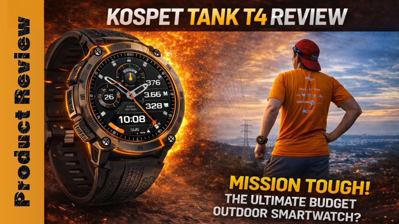 KOSPET TANK T4 Review: The Toughest Budget Outdoor Smartwatch?