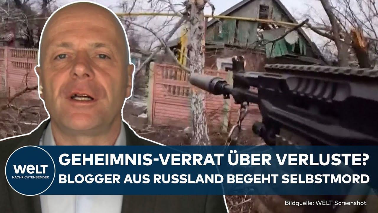 KRIEG IN UKRAINE: Furcht vor Putin? Blogger aus Russland postet Verluste und begeht Selbstmord