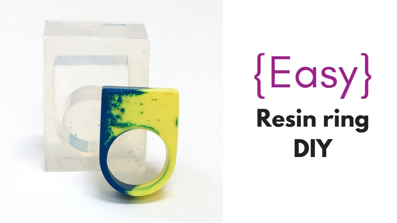 Easy resin ring tutorial for beginners