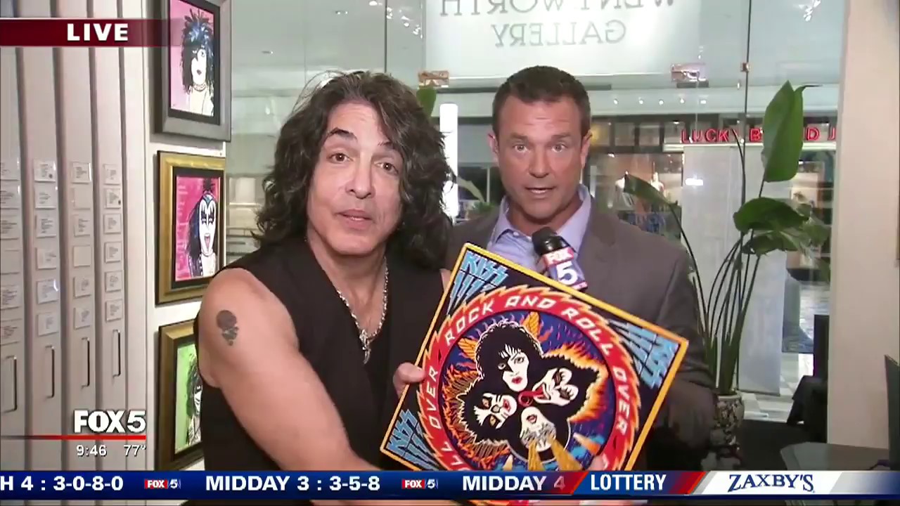KISS rocker Paul Stanley brings art to Atlanta
