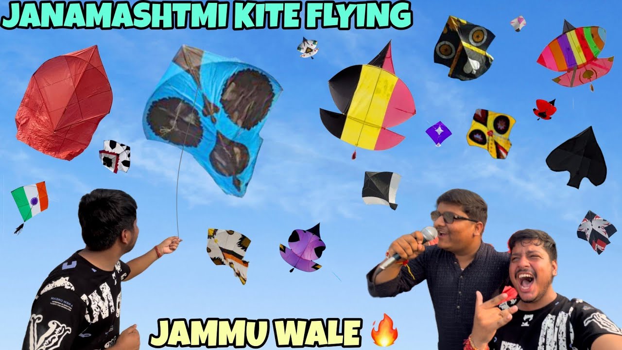 Jamanashtmi Kite Flying 2025 || Kite Flying || Kite Video|| Ansh Khajuria 🔥