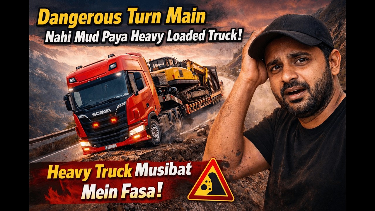 Dangerous Turn Main Nahi Mud Paya Heavy Loaded Truck ETS 2