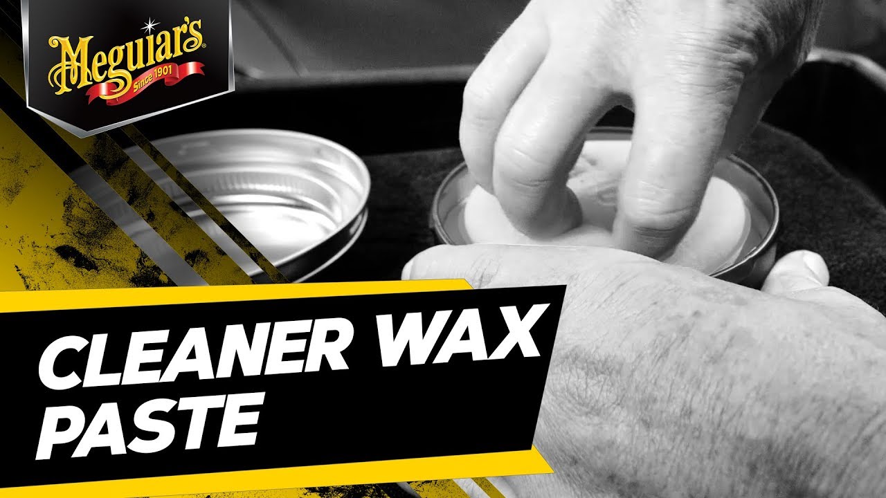 Meguiar’s Cleaner Wax – Paste Wax Cleans, Shines and Protects in One Easy Step, 11 oz Paste