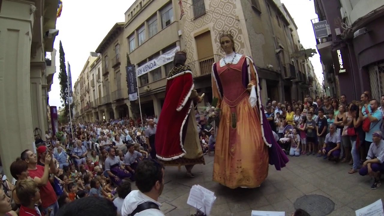 Minuet dels Gegants de Vilafranca del Penedès - FM de Sant Fèlix de Vilafranca (31/8/2015)