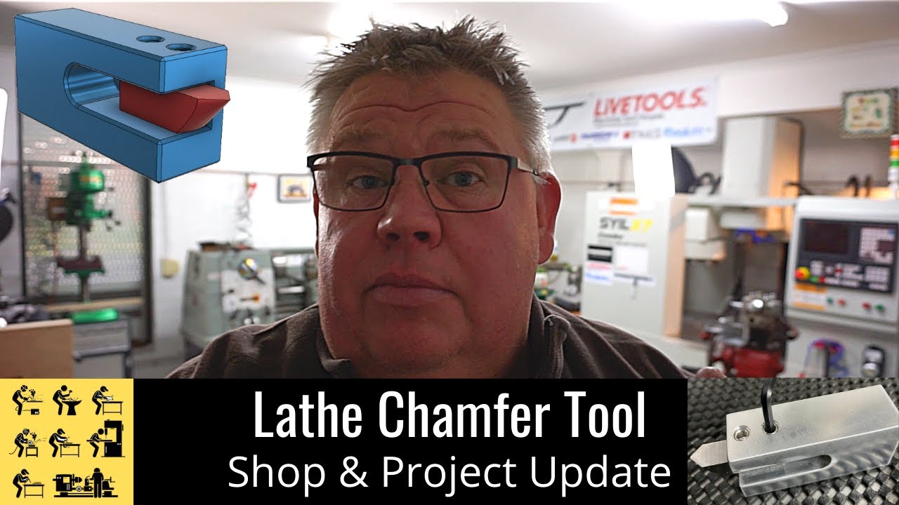 New LATHE chamfer tool & shop update