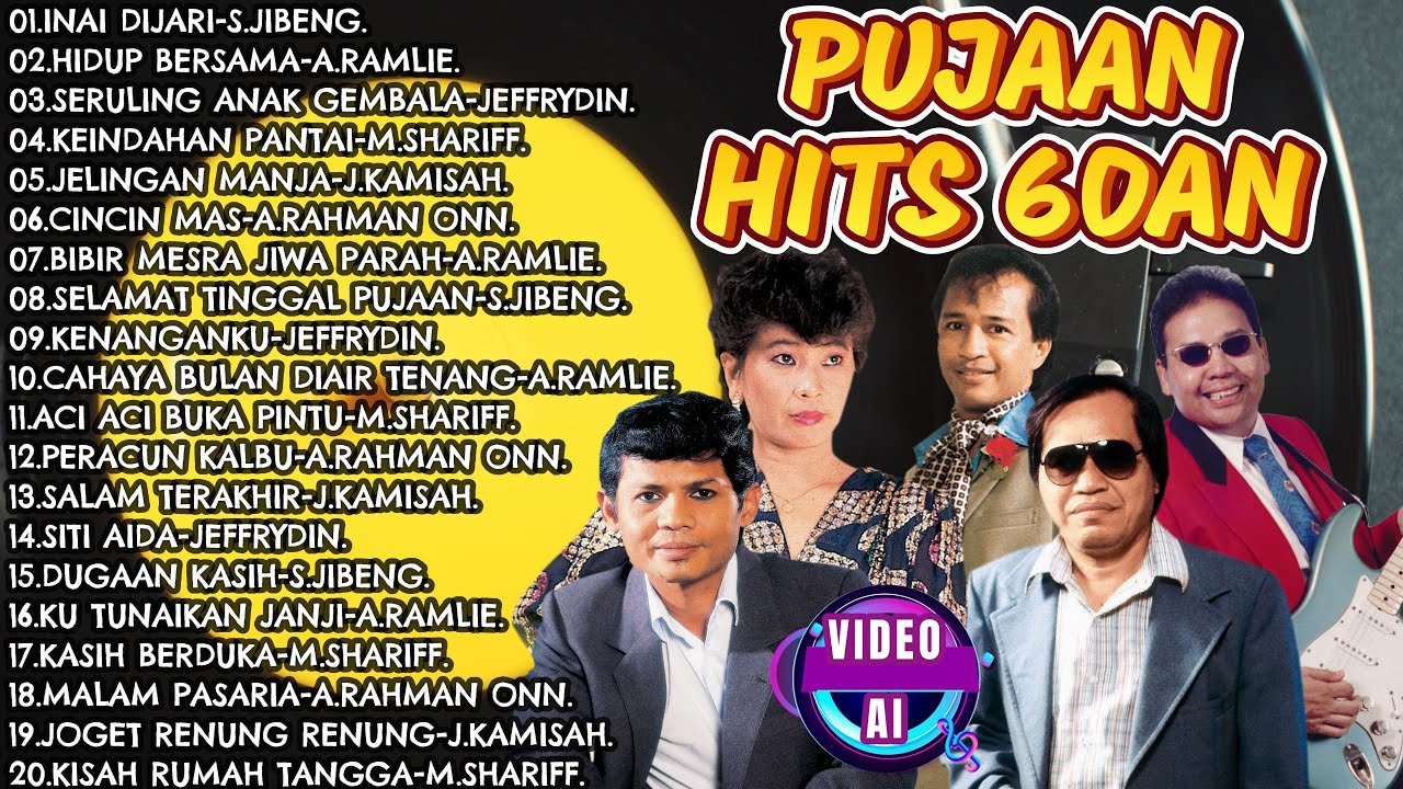FULL AI 60AN + LIRIK PUJAAN HITS 60AN #60an #popyehyeh #ai @pusatmuzikalmutiara