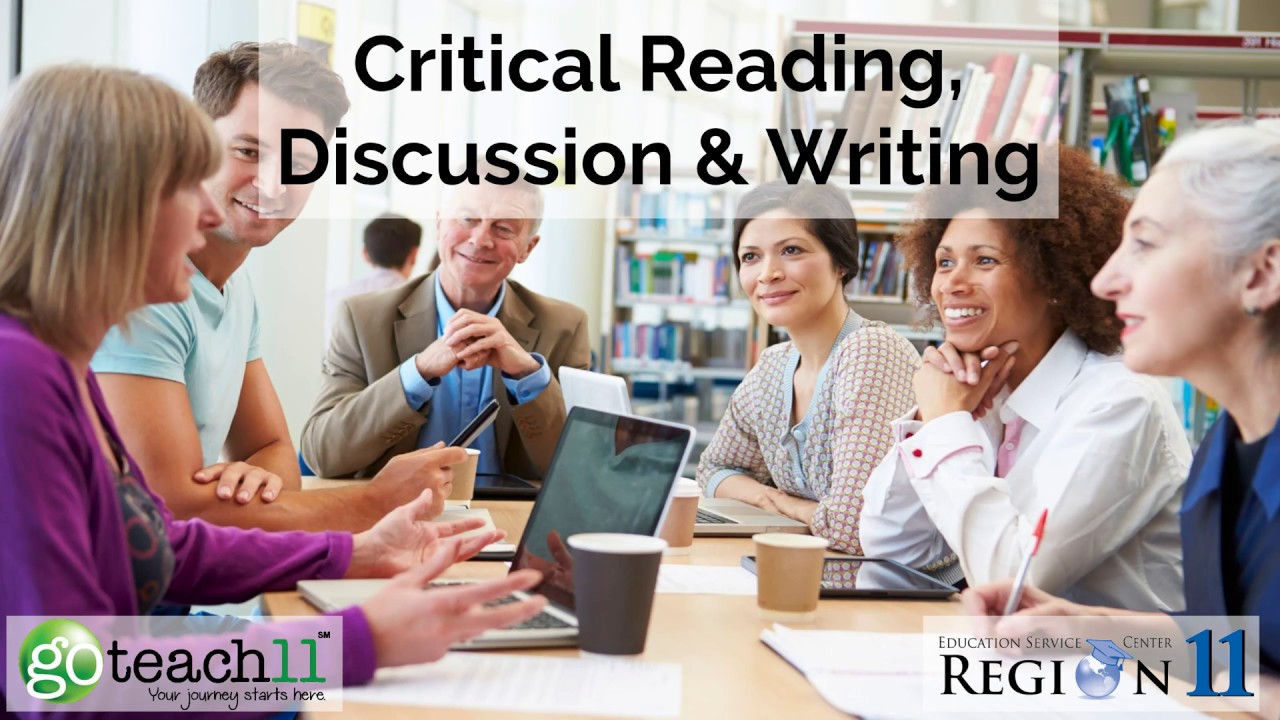 5b - Critical Reading, Discussion & Writing v2