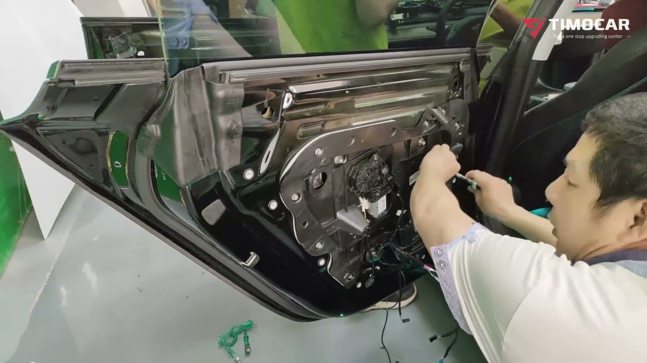 Tesla Model 3 Rear Door Panel Disassembling Instruction