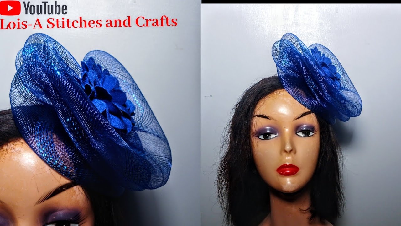 SIMPLE CRINOLINE FASCINATOR. FAST AND EASY!!