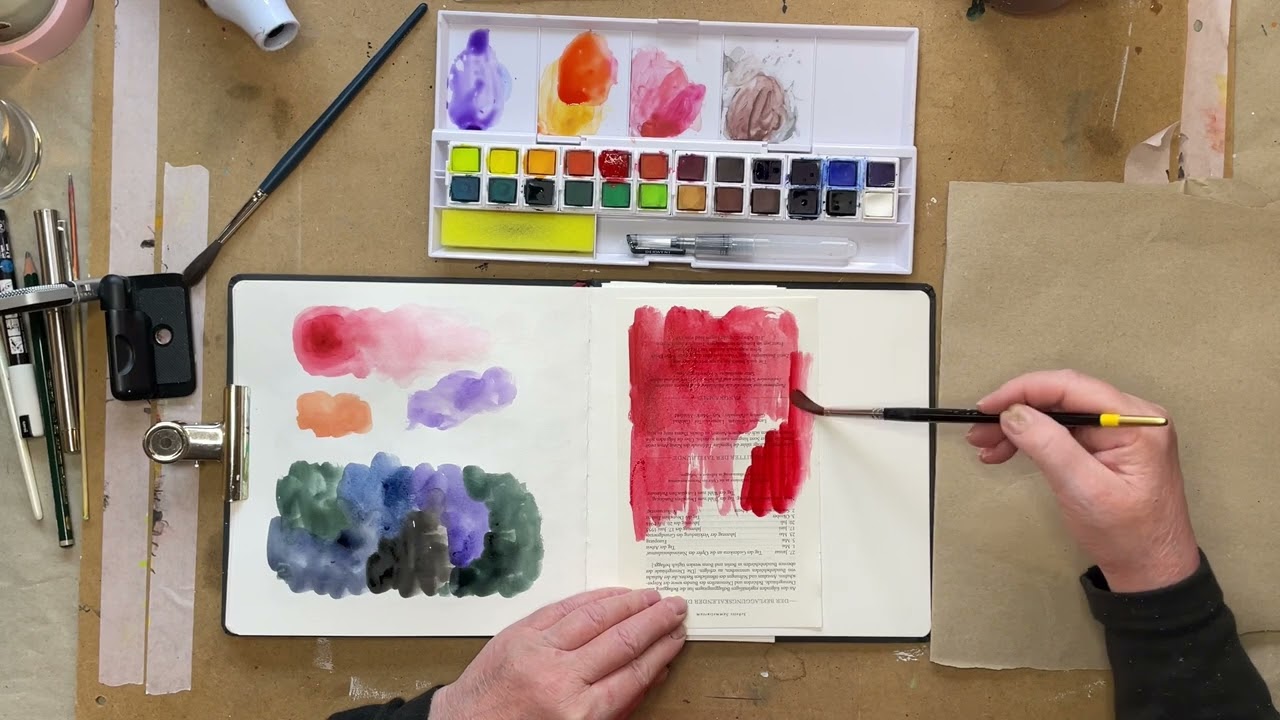 Andreas (neue) Farben: Derwent Inktense Paint Pans (24er)