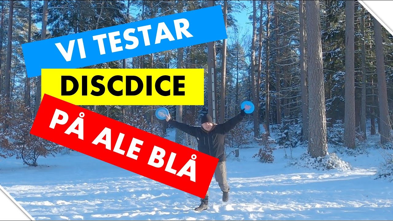 Vi testar DiscDice på Ale Blå.