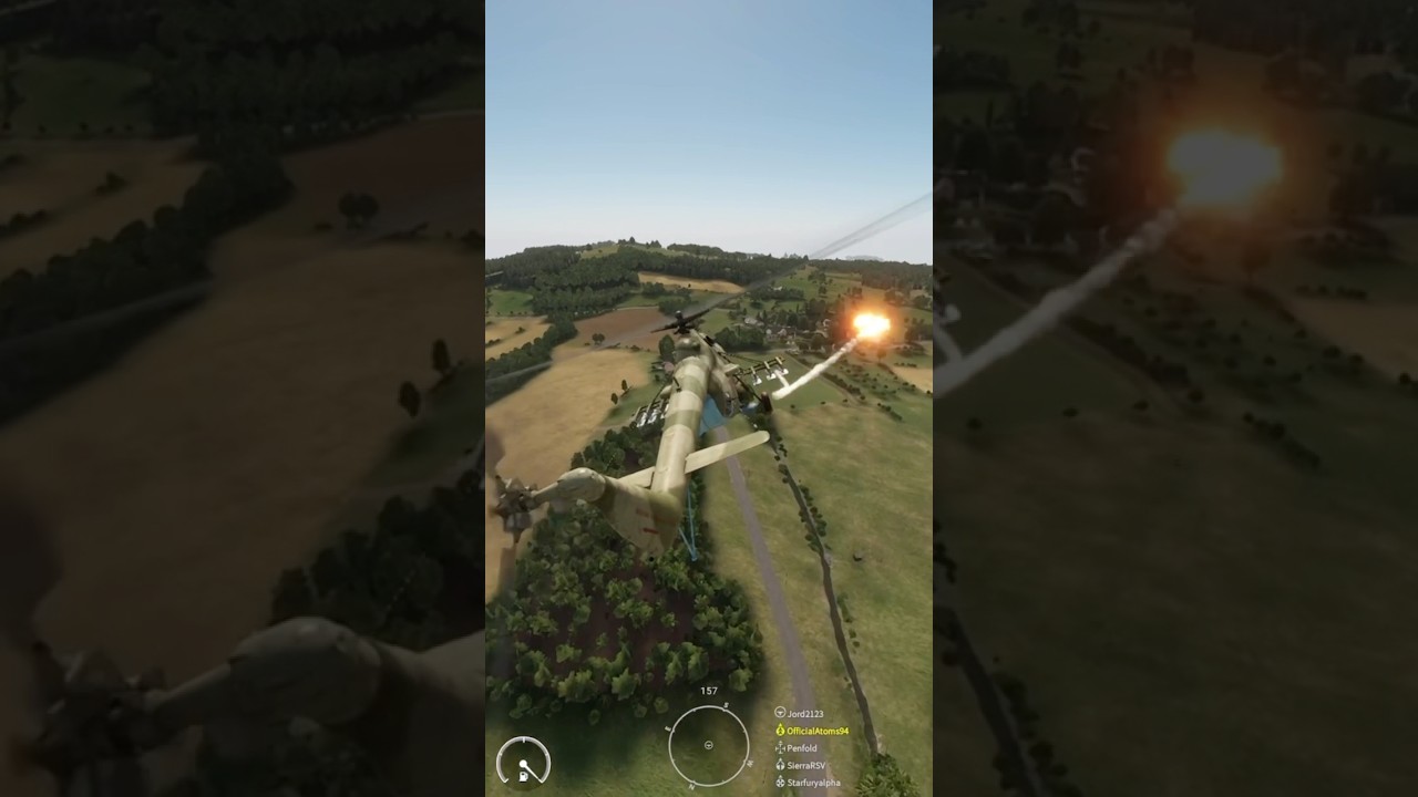 A little too close | Arma Reforger | #arma #armareforger #gaming #military #milsim #helicopter #ps5