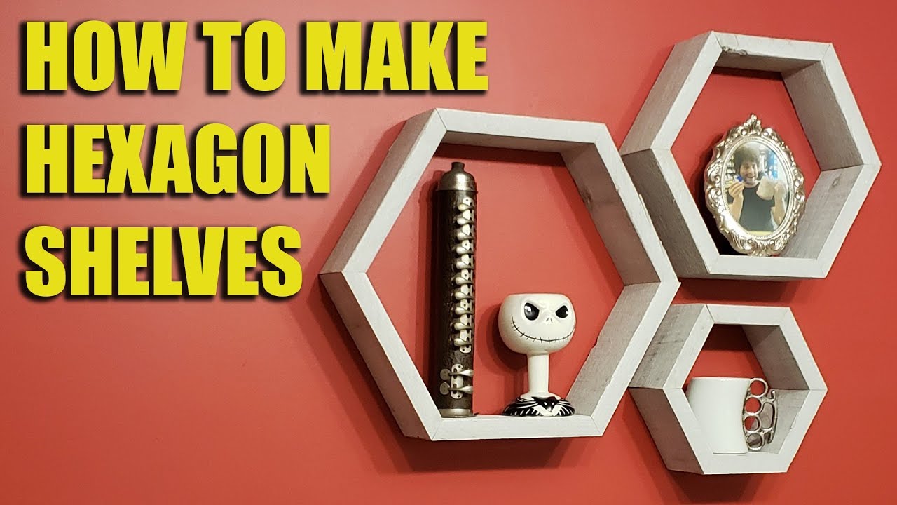 DIY Hexagon Shelves - Free Plans!