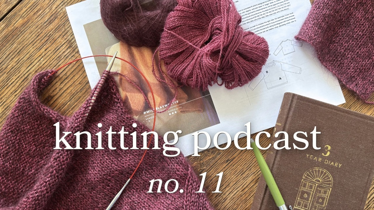spring cast-ons, crochet and red accessories | mostly knitting podcast no. 11