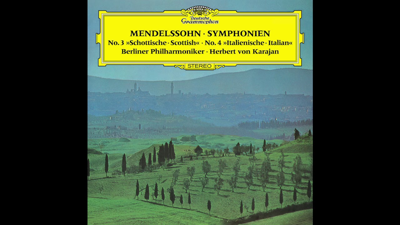 Mendelssohn Symphony No 4 / Karajan, Berliner Philharmoniker (remastered 2016)