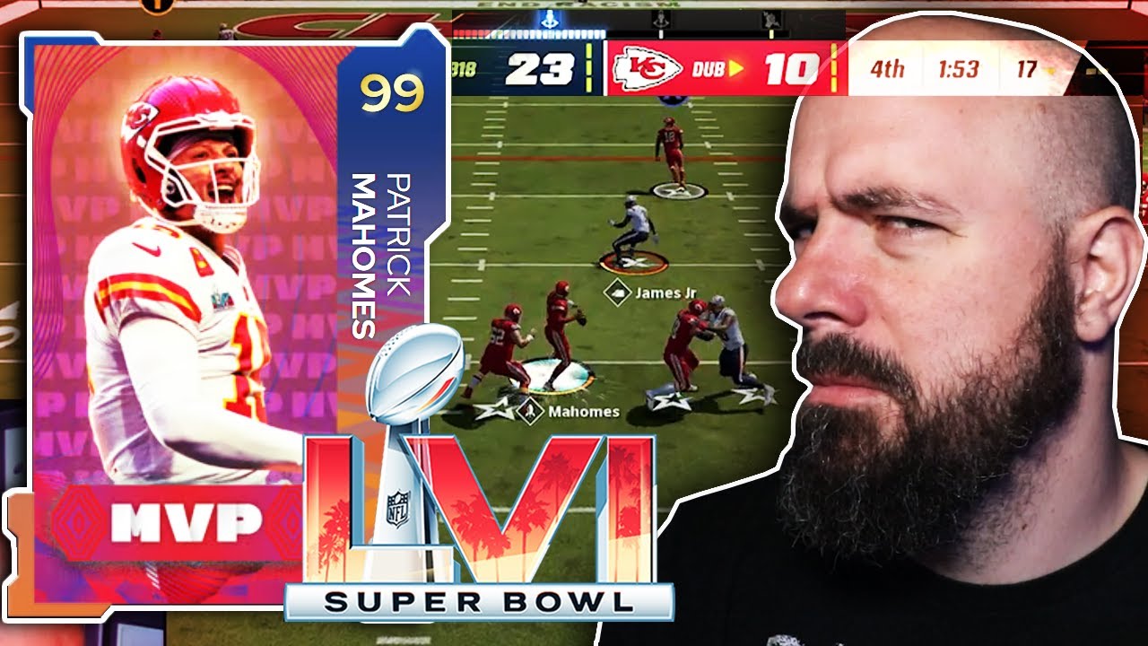 I USED 99 SUPERBOWL MVP PATRICK MAHOMES AND DID THIS! - MADDEN 23 GAMEPLAY