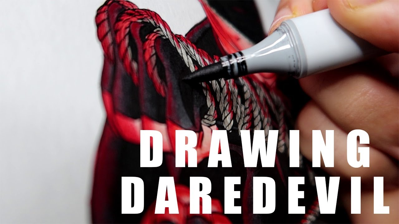 DRAWNG DAREDEVIL | MARVEL COMICS