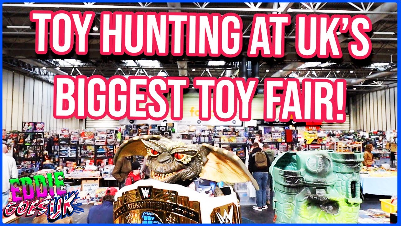 Toy Hunting at NEC Birmingham - UK's Biggest Toy Collector Fair! - EDDIE GOES UK #1