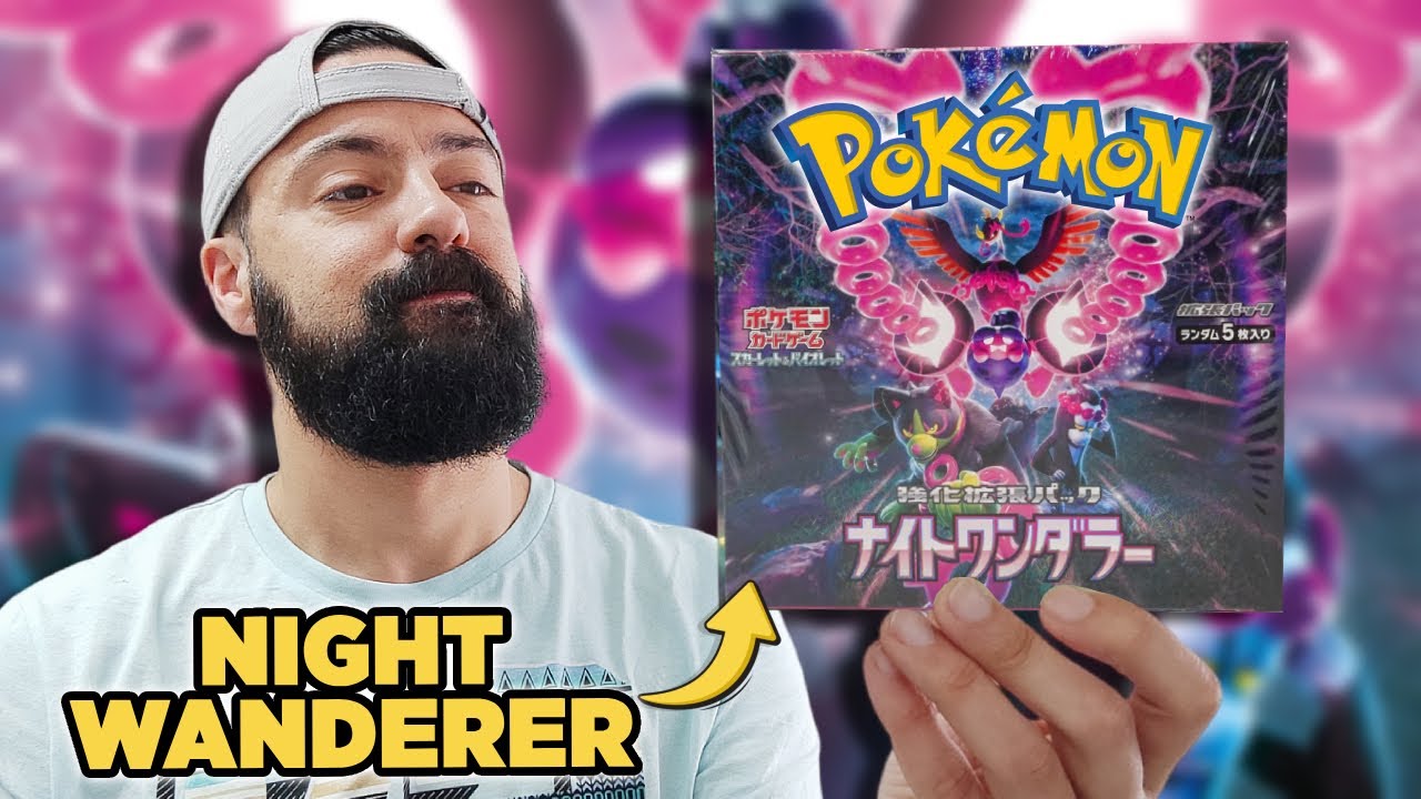 NUEVA COLECCIÓN JAPONESA! ABRO UNA BOOSTER BOX DE NIGHT WANDERER - POKEMON TCG 2024