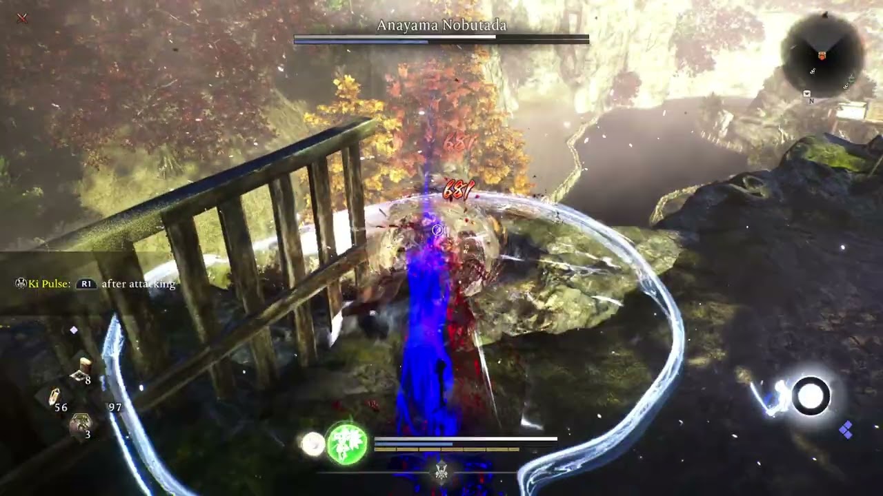 Boss Fight Anayama Nobutada NO DAMAGE easy kill Nioh 3 Ps 5.