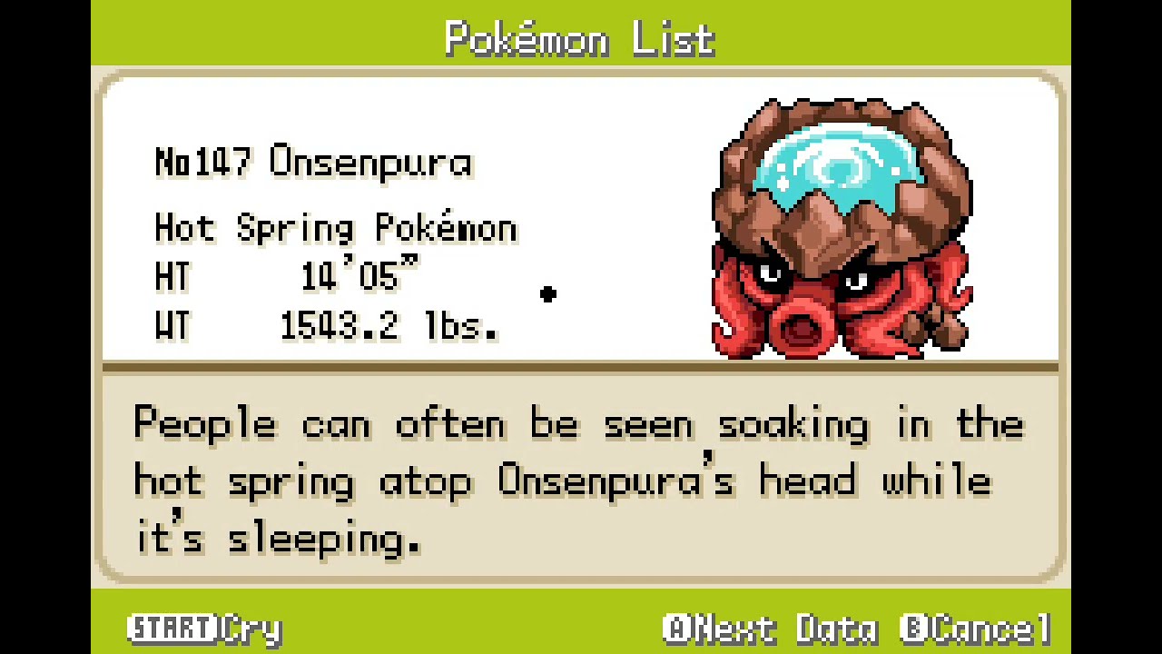 Pokémon COPE Pokedex  (Outdated)