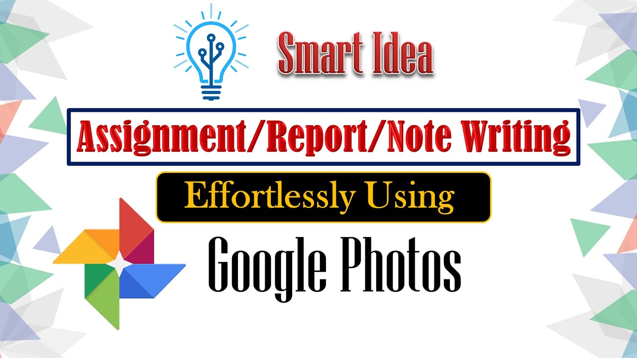 Assignment/Report/Note Writing without Effort Using Google Photos | Convert Image to Editable Text