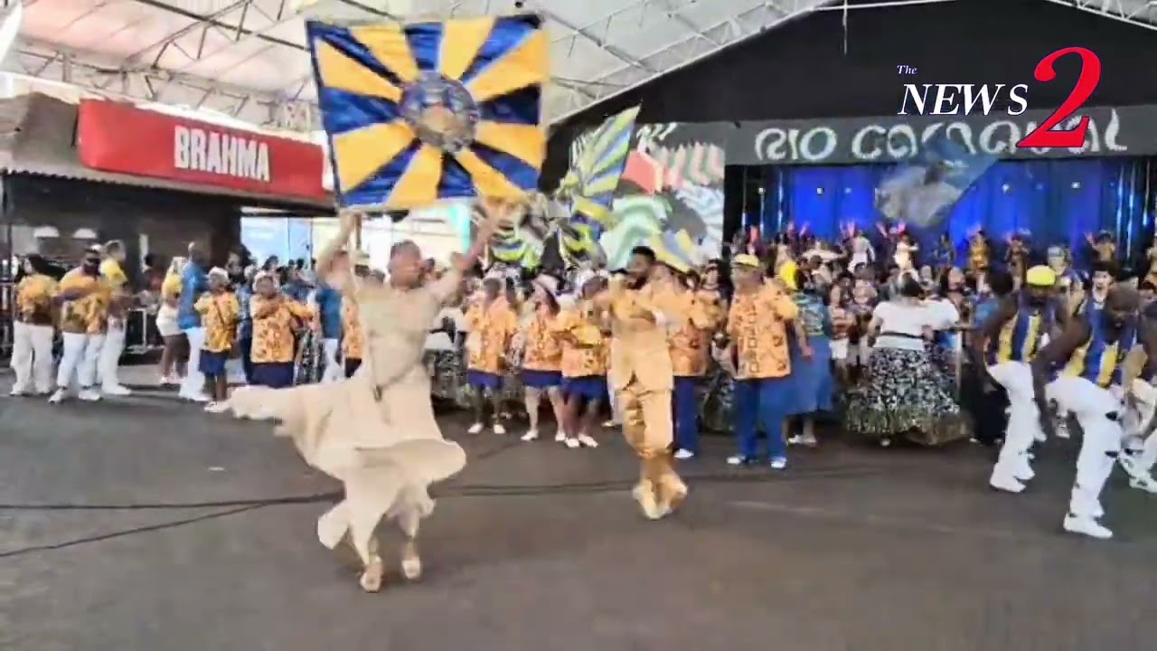 Preview of “28M Headlines” of Paraíso do Tuiuti Samba School Rehearsal Ahead of 2026 Carnival in Rio