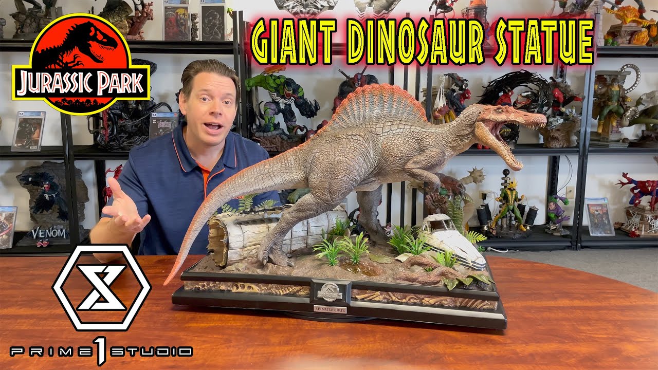 BEST DINOSAUR STATUE EVER!? Prime 1 Studio Spinosaurus from Jurassic Park