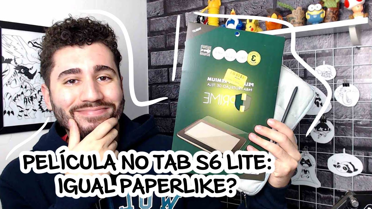 PELÍCULA NO TAB S6 LITE! Igual paperlike? Troquei as pontas da minha S PEN? Acessórios tab s6 lite