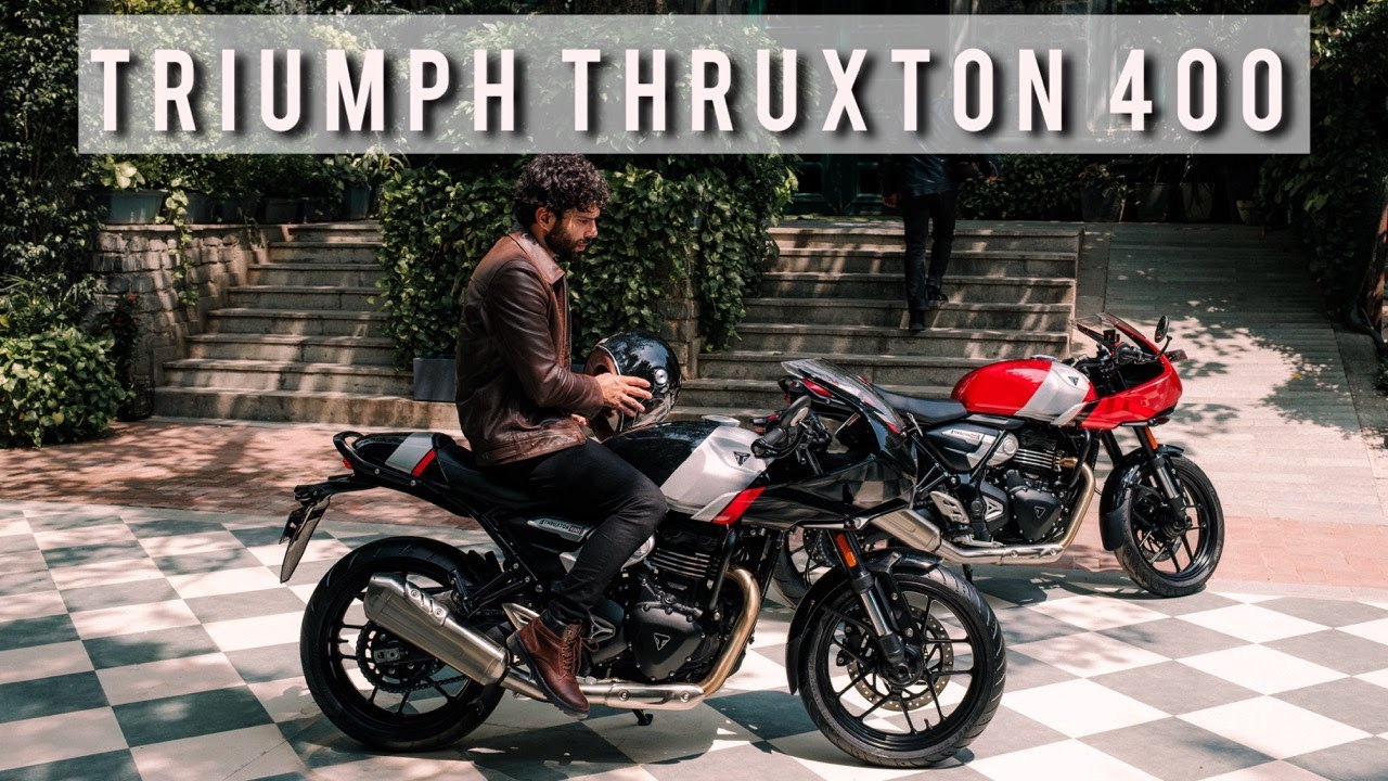 Triumph Thruxton 400 Cafe Racer launched in India at INR 2.74 Lakh